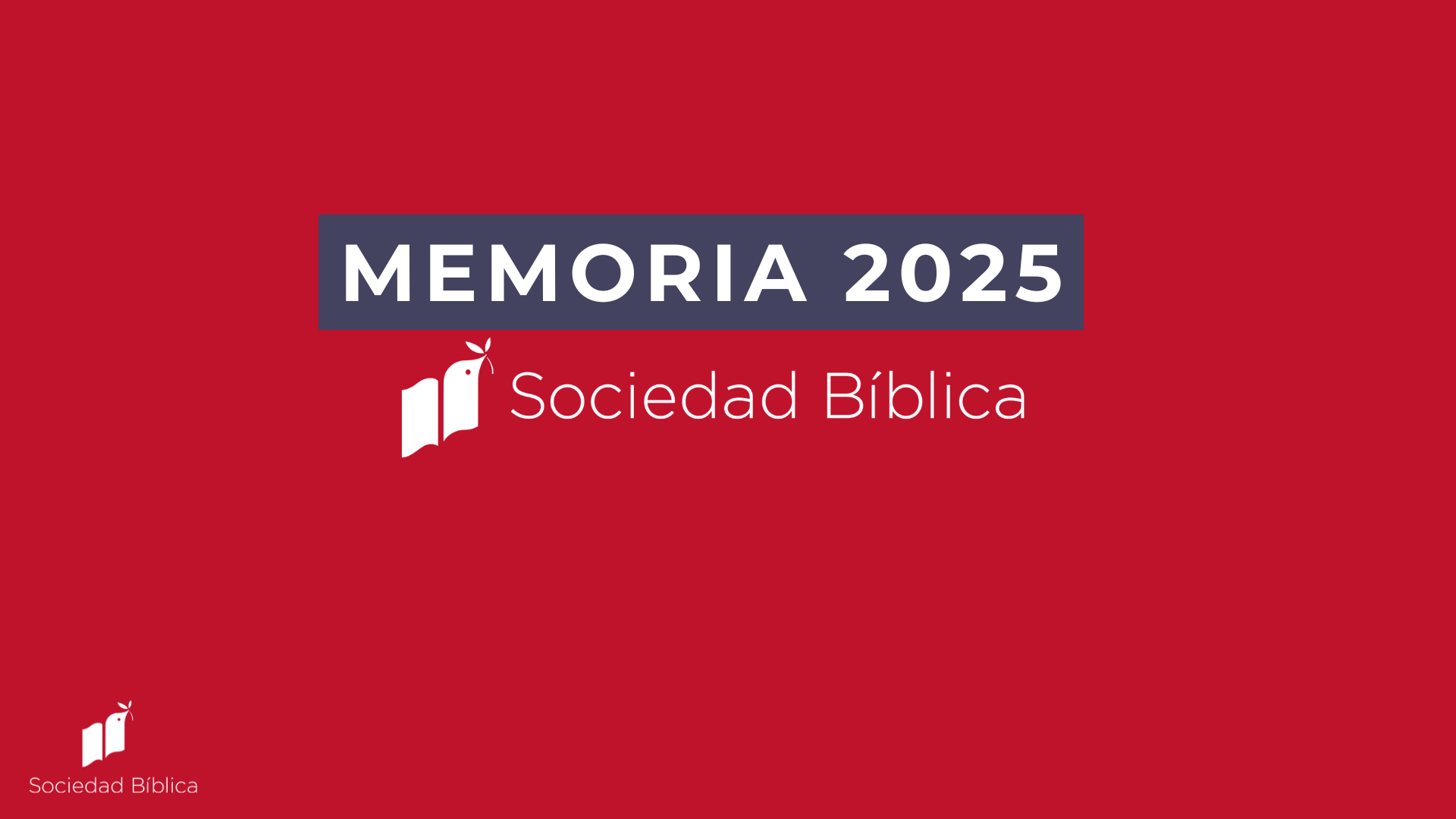 Un año compartiendo la Palabra.